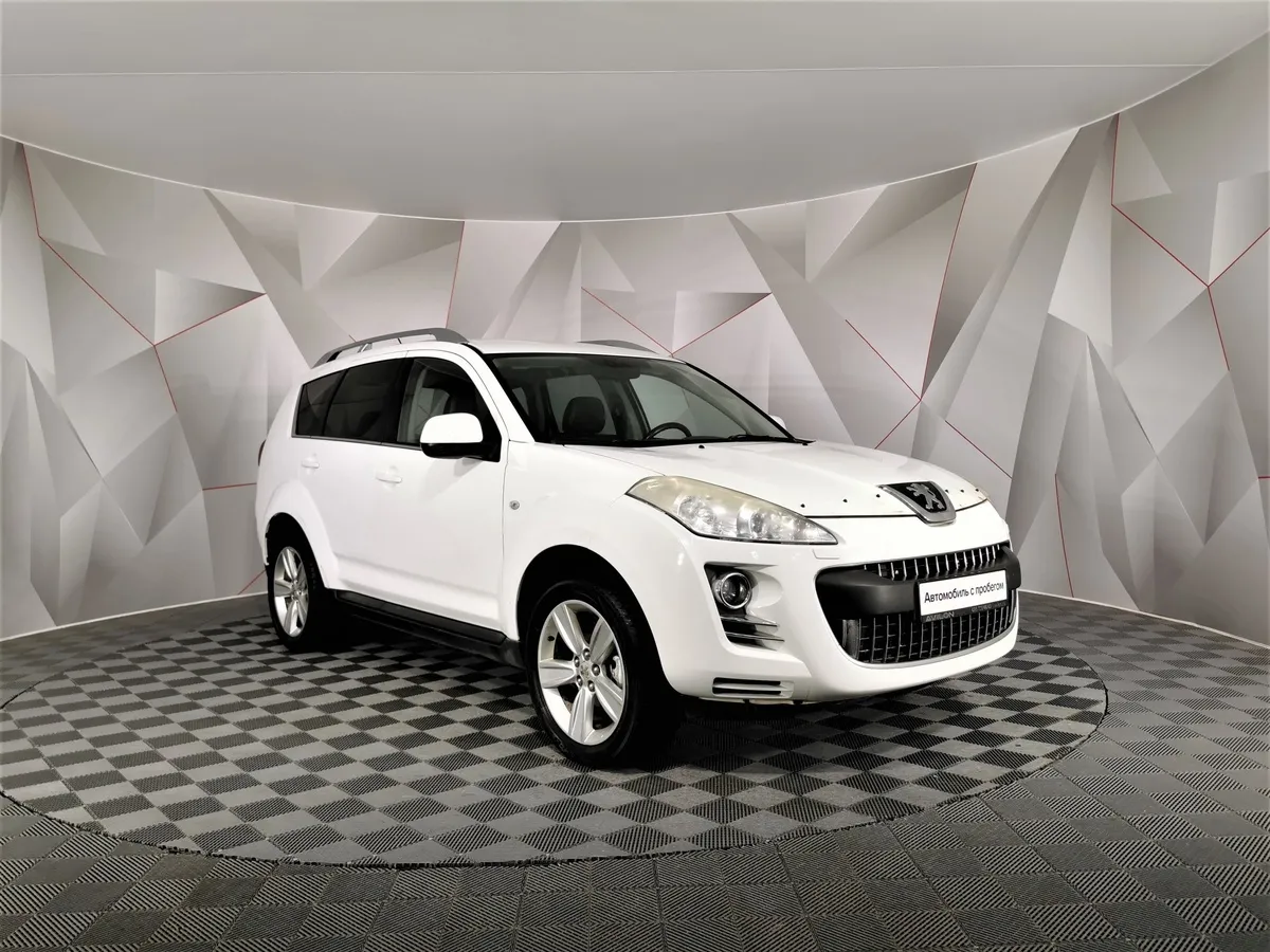 Peugeot 4007 2.4 CVT 4x4 (170 л.с.) Белый в АВИЛОН. Слайд №3