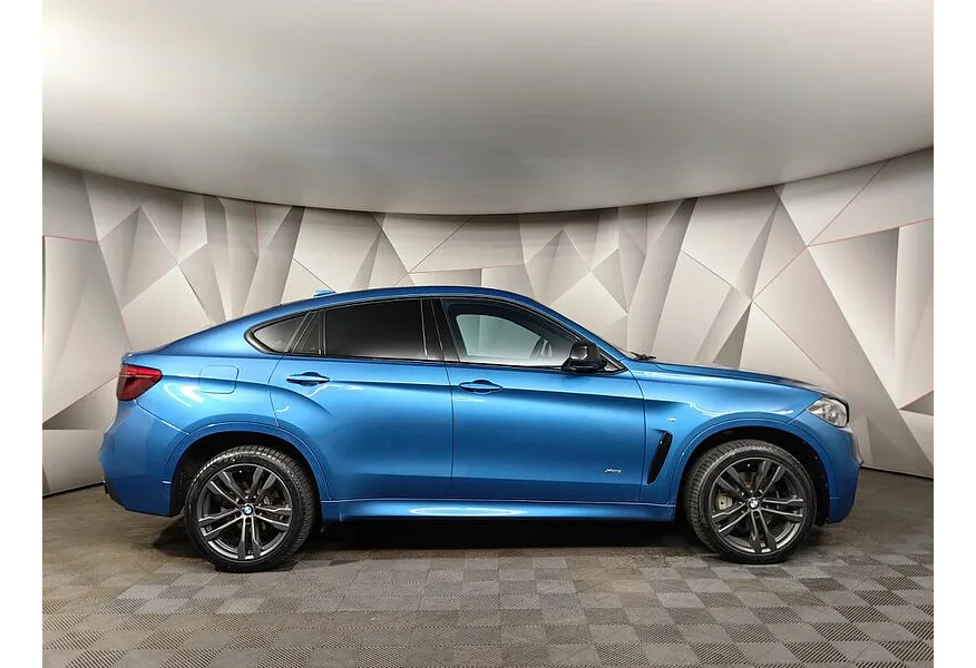 BMW X6 xDrive30d Steptroniс (249 л.с.) Голубой в АВИЛОН. Слайд №6