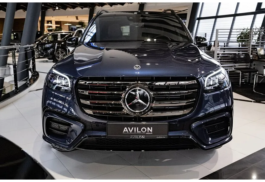 Mercedes-Benz GLS 450 d 9G-TRONIC 4Matic (367 л.с.) Синий в АВИЛОН. Слайд №3