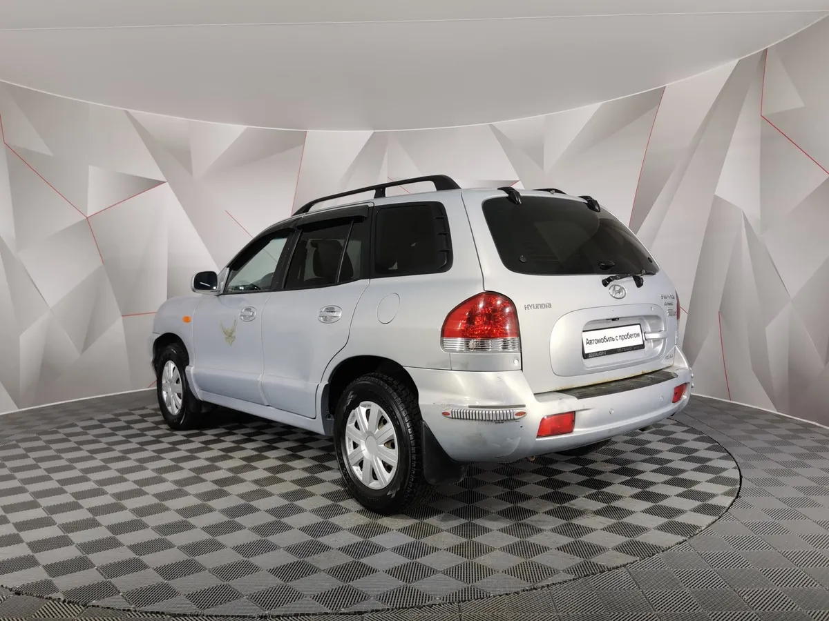 Hyundai Santa Fe 2.7 AT (173 л.с.) Серебристый в АВИЛОН. Слайд №4