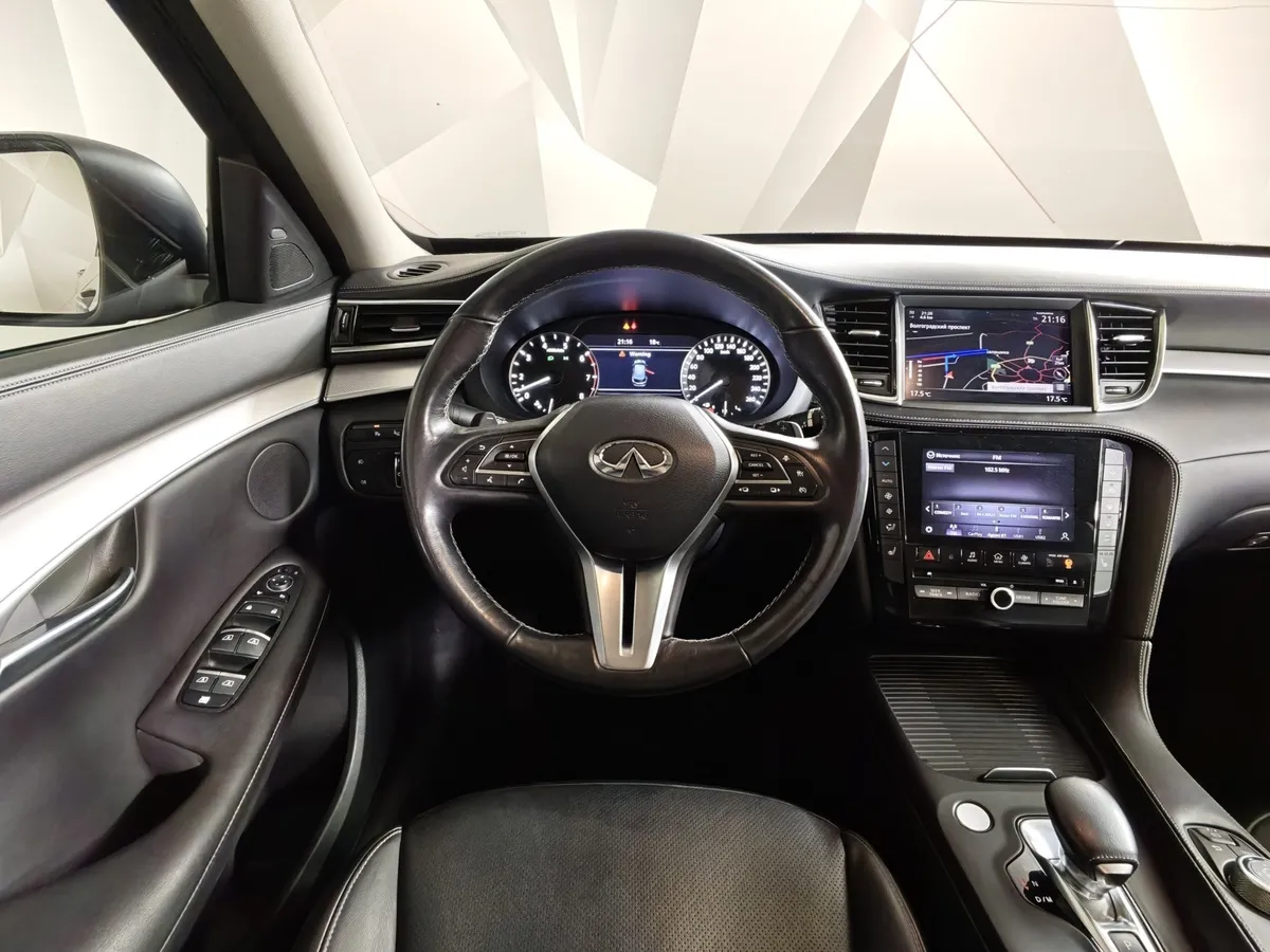 Infiniti QX50 2.0 VC-T CVT AWD (249 л.с.) Черный в АВИЛОН. Слайд №19