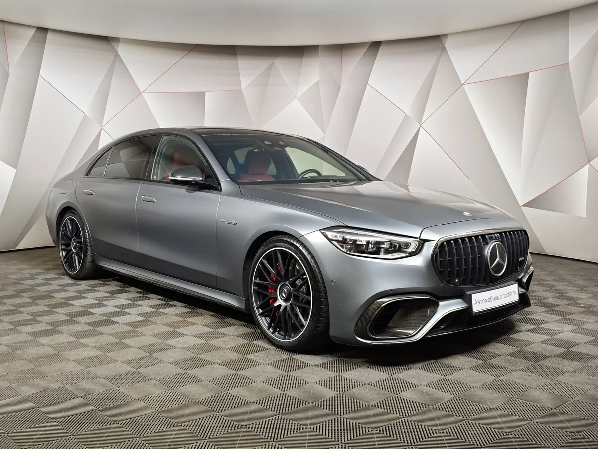 Mercedes-Benz S-Класс AMG S 63 9G-Tronic 4Matic (802 л.с.) E Performance Серый в АВИЛОН. Слайд №3