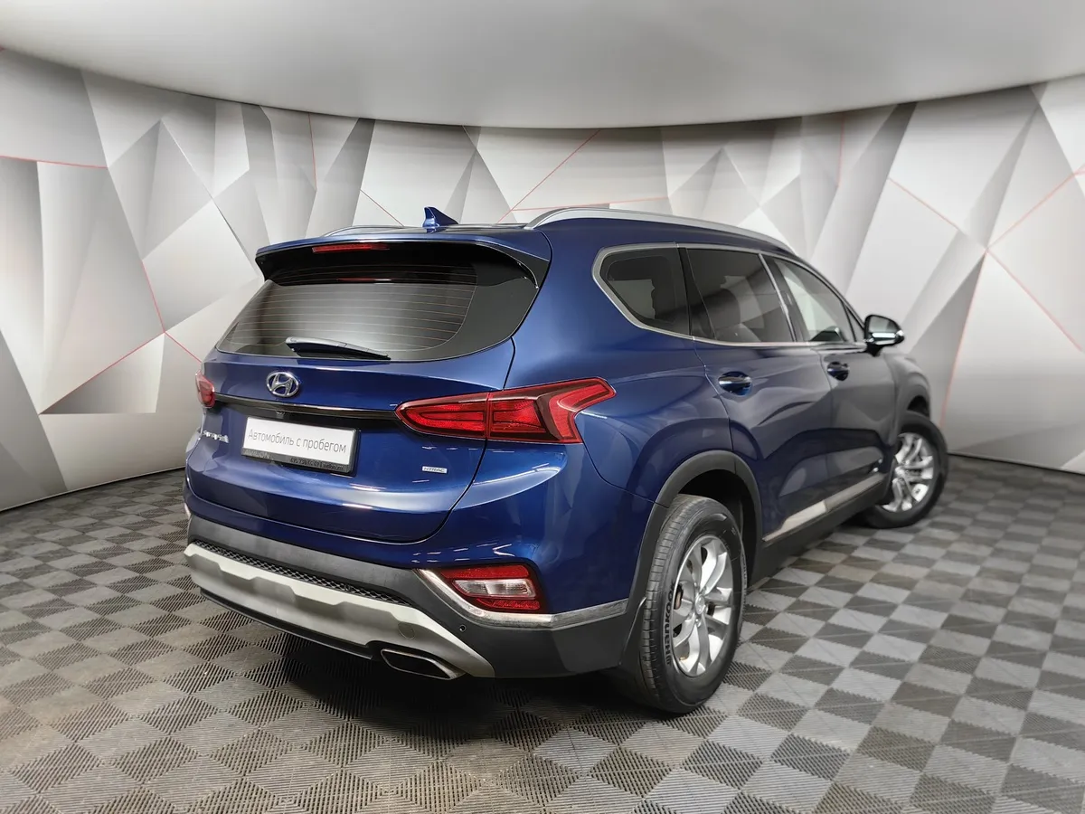 Hyundai Santa Fe 2.4 (188 л.с.) - 6AT Lifestyle Синий в АВИЛОН. Слайд №2