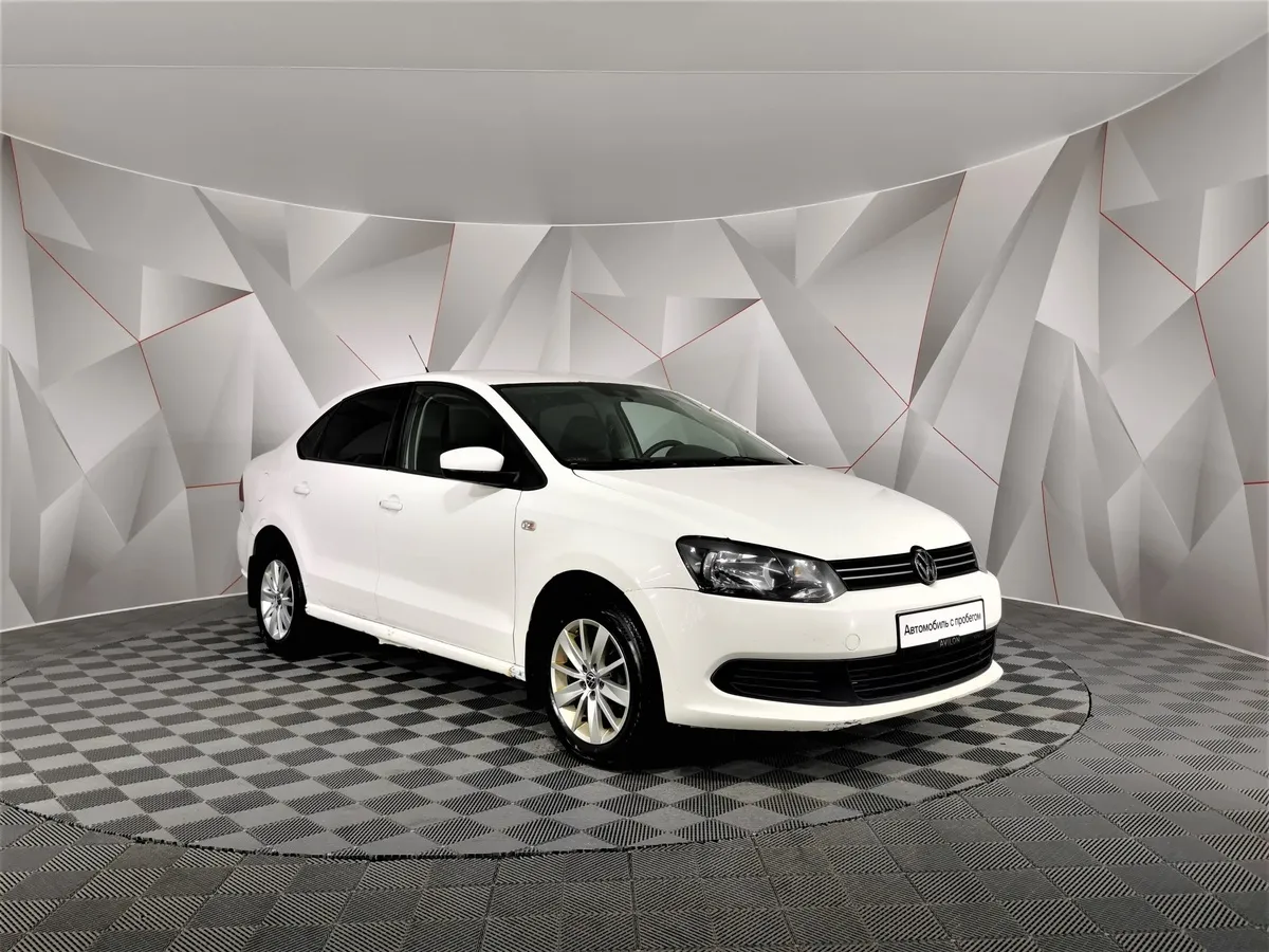 Volkswagen Polo 1.6 Tiptronic (105 л.с.) Trendline Белый в АВИЛОН. Слайд №3