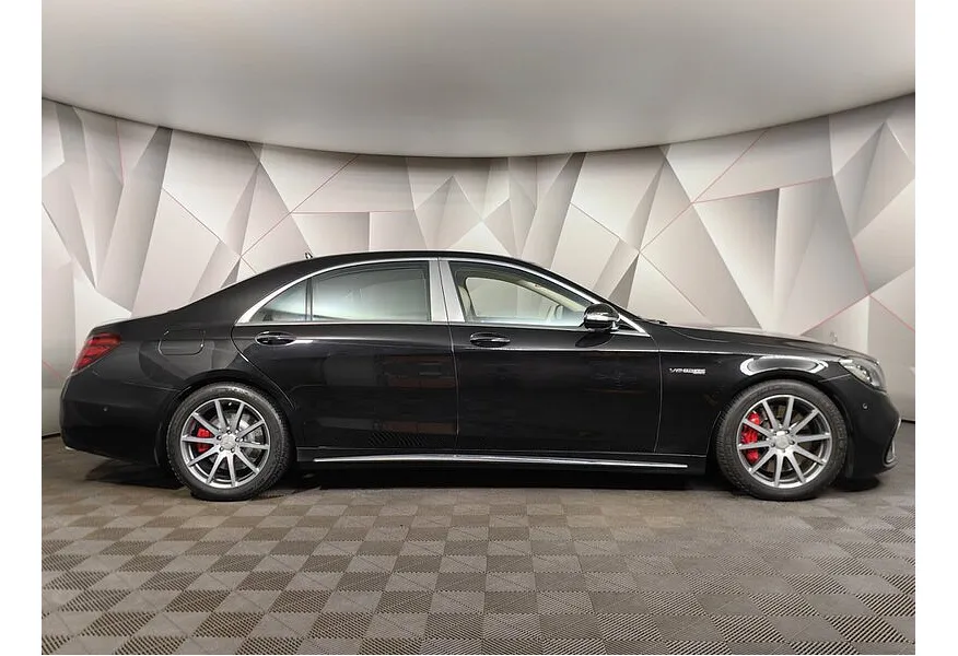 Mercedes-Benz S-Класс S 63 AMG 9G-Tronic 4Matic+ длинная база (612 л.с.) Черный в АВИЛОН. Слайд №6