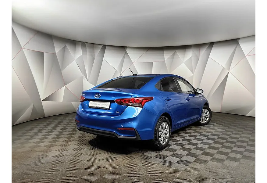 Hyundai Solaris 1.6 AT (123 л.с.) Comfort Синий в АВИЛОН. Слайд №2