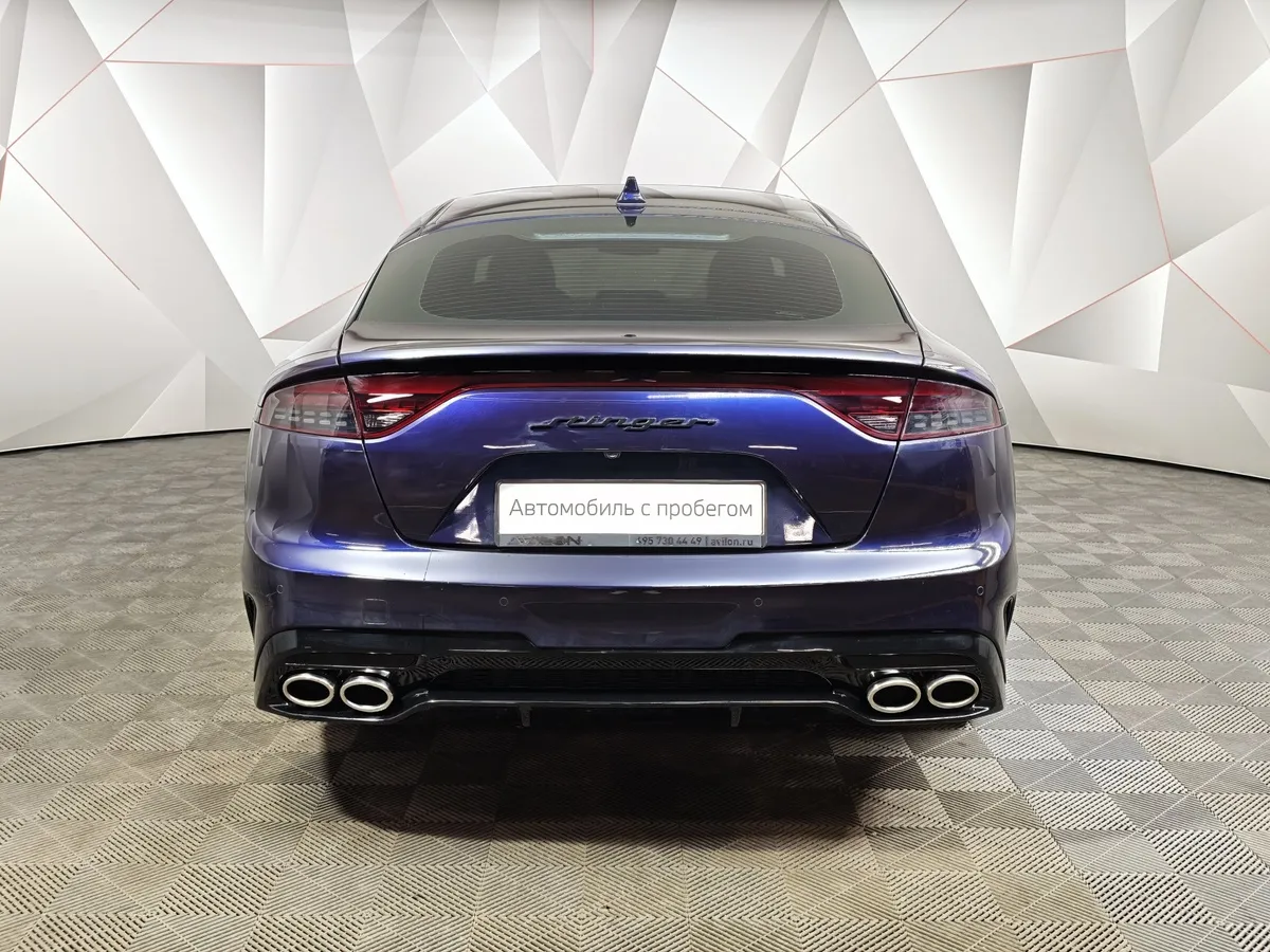 Kia Stinger 2.0 AT AWD (247 л.с.) GT Line Синий в АВИЛОН. Слайд №8