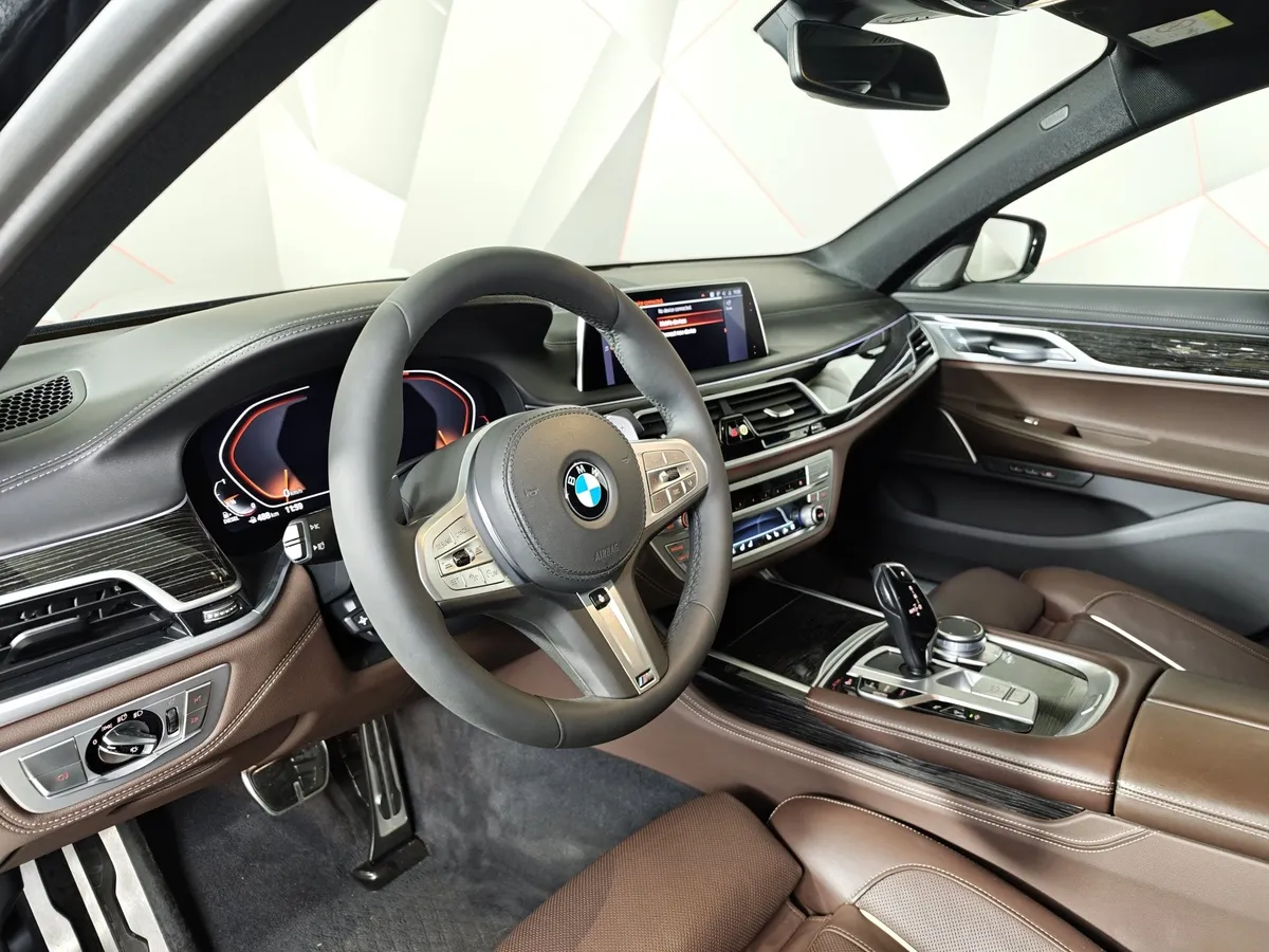 BMW 7 серия 730d xDrive Steptronic (249 л.с.) Base Локальная сборка Черный в АВИЛОН. Слайд №12