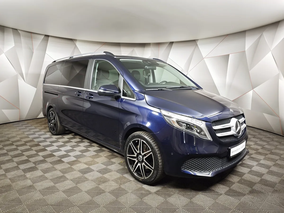 Mercedes-Benz V-Класс V 250 d 9G-Tronic L2 4MATIC (190 л.с.) AMG Line Синий в АВИЛОН. Слайд №3