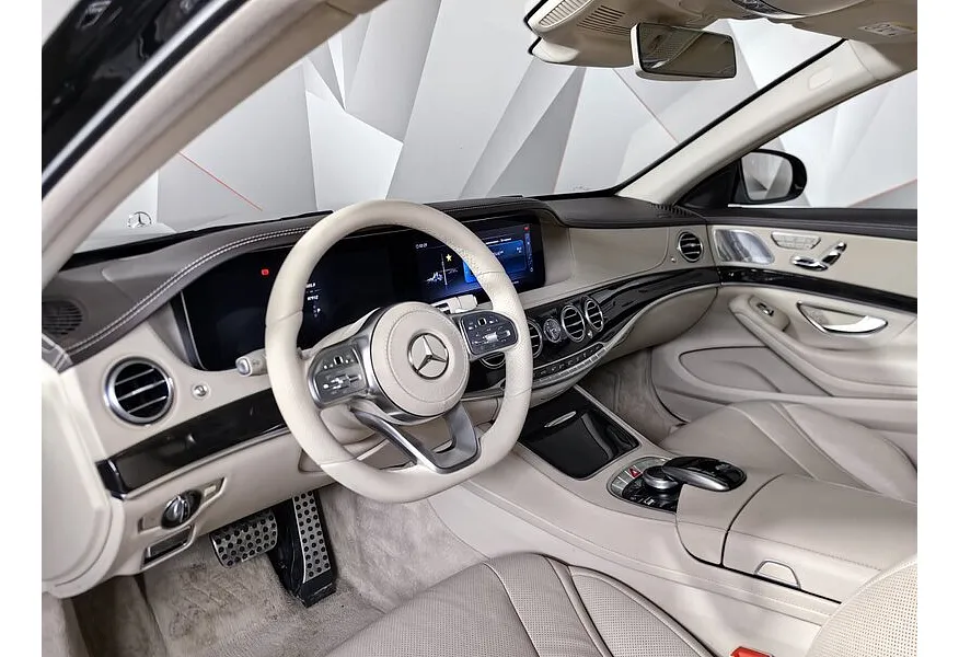 Mercedes-Benz S-Класс S 350 d 9G-Tronic 4Matic длинная база (249 л.с.) Черный в АВИЛОН. Слайд №19