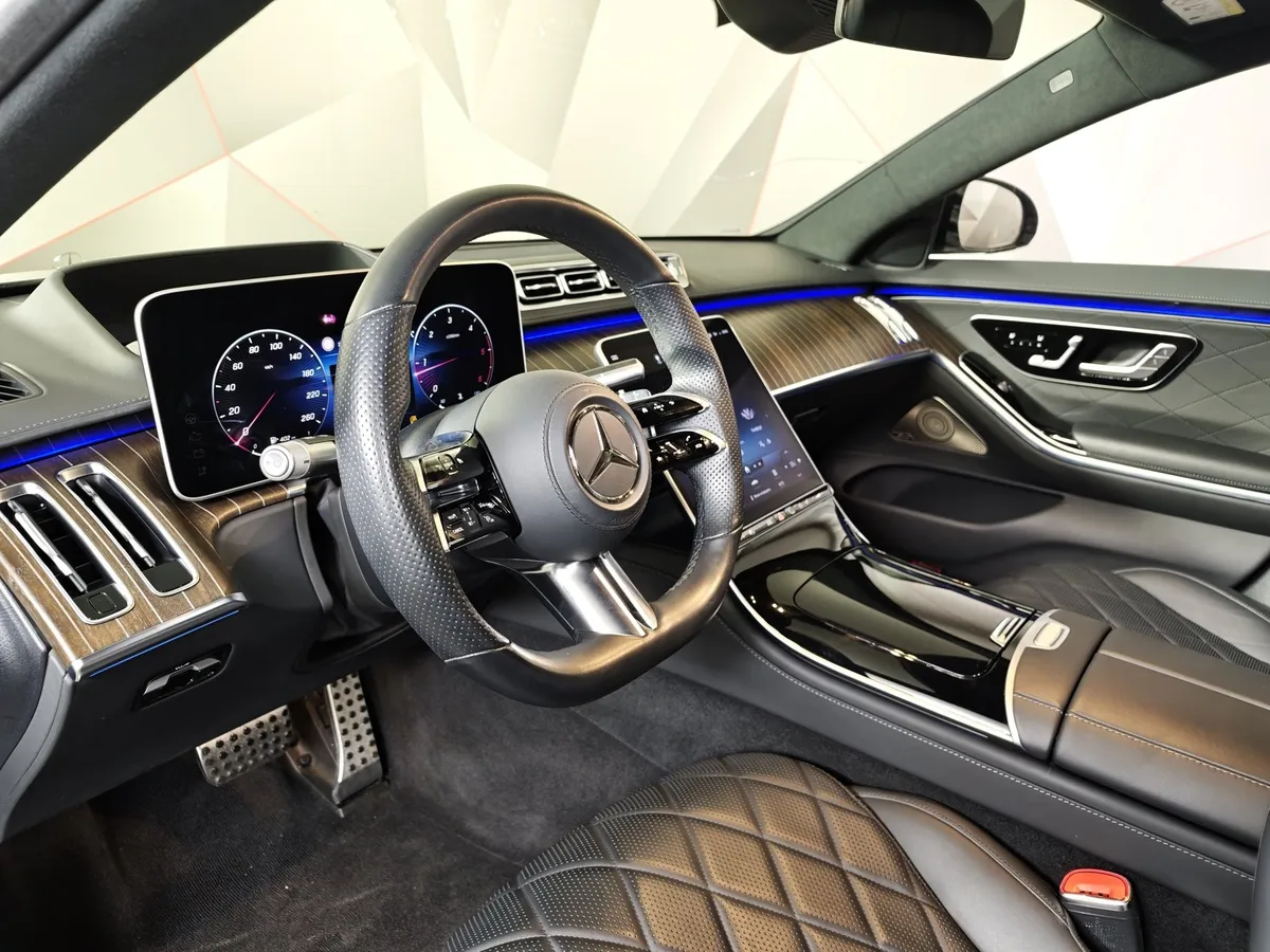 Mercedes-Benz S-Класс S 350 d 9G-Tronic 4Matic (313 л.с.) Черный в АВИЛОН. Слайд №18