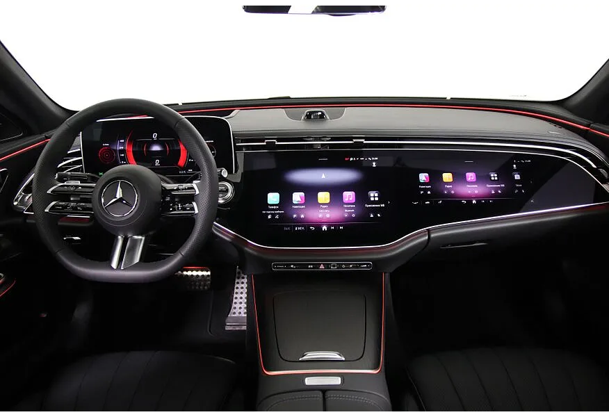 Mercedes-Benz E-Класс E 300 4MATIC (258 л.с.) Черный в АВИЛОН. Слайд №8