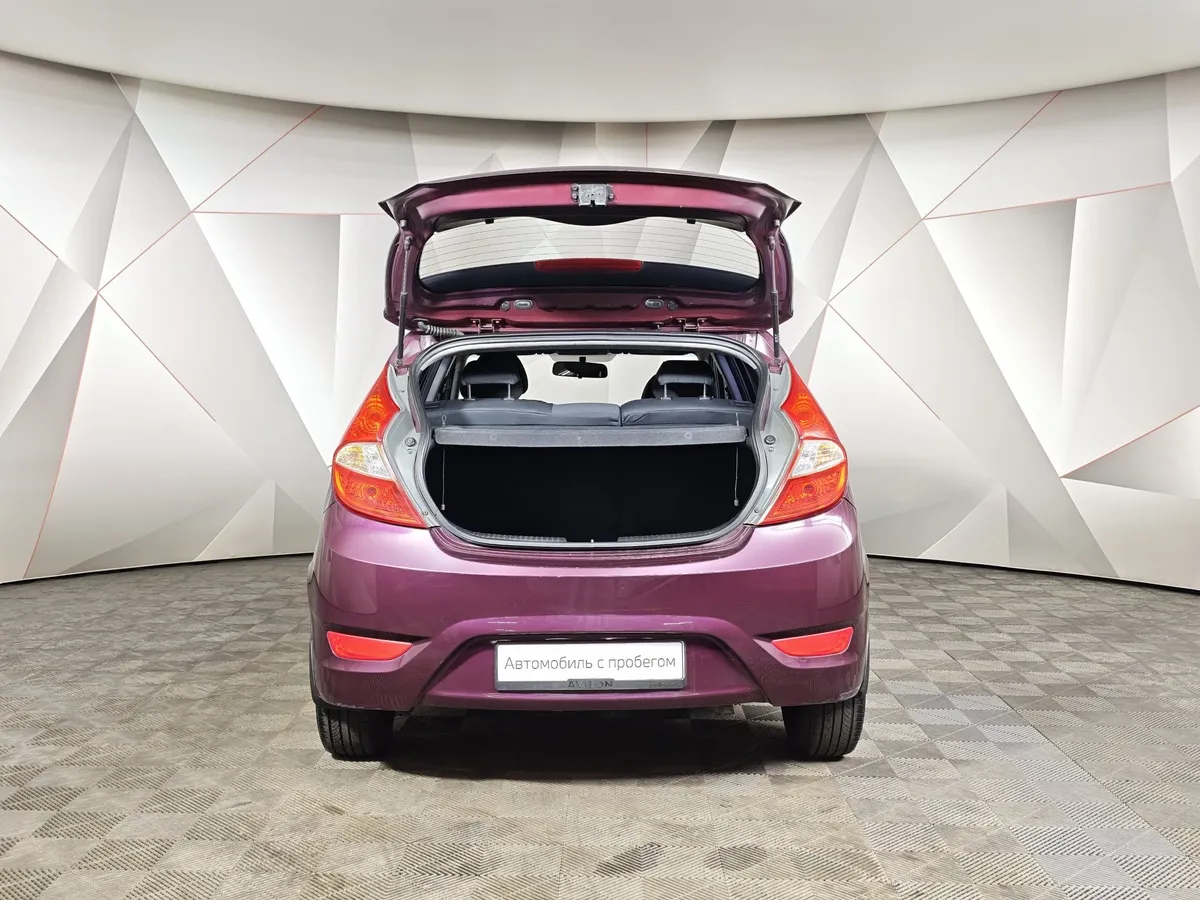 Hyundai Solaris 1.4 AT (100 л.с.) Comfort Фиолетовый в АВИЛОН. Слайд №11