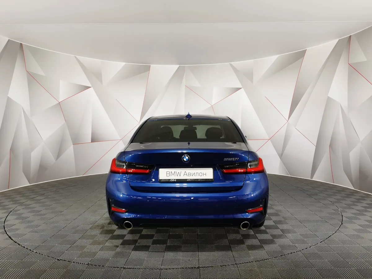 BMW 3 серия 320i Steptronic (184 л.с.) Sport Line Синий в АВИЛОН. Слайд №8