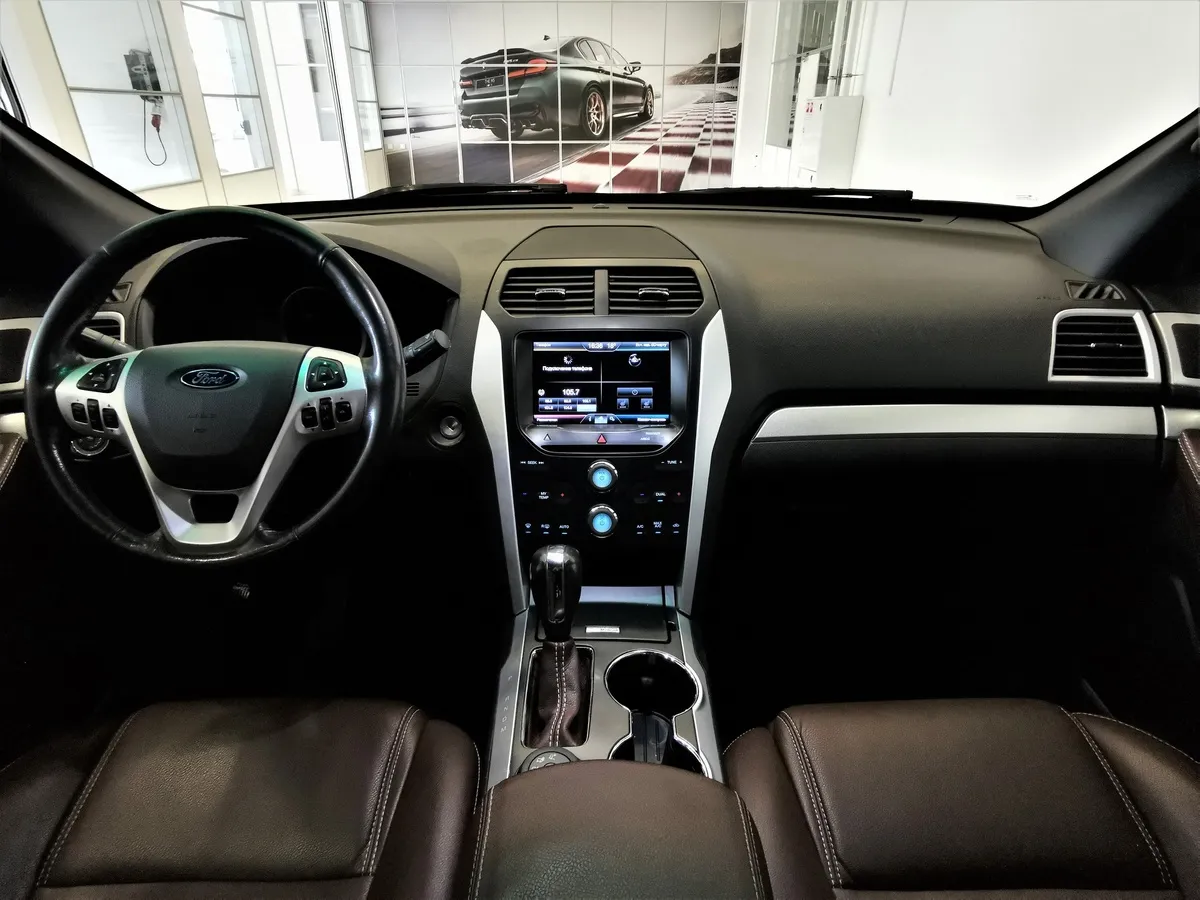 Ford Explorer 3.5 SelectShift 4WD (249 л.с.) Limited Plus Белый в АВИЛОН. Слайд №13