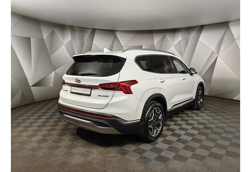 Hyundai Santa Fe 2.2 CRDi AWD 8AT (200 л.с.) High-Tech Белый в АВИЛОН. Слайд №2