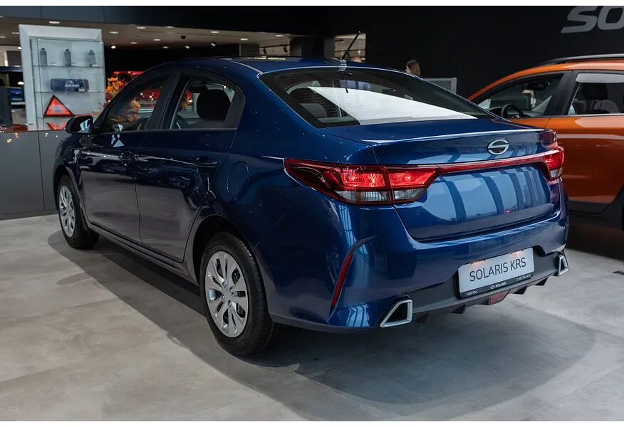 Solaris KRS 1.6 AT (123 л.с.) Style Синий в АВИЛОН. Слайд №5