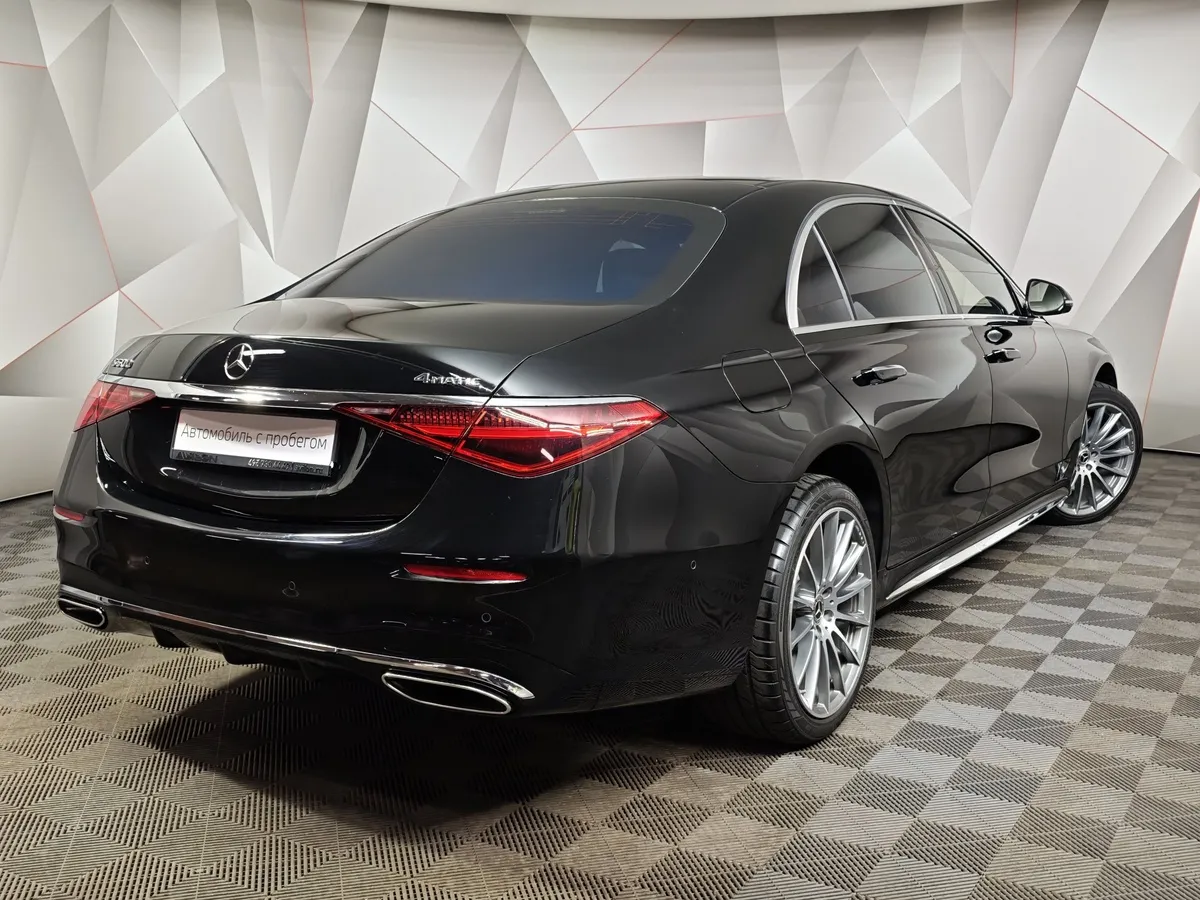 Mercedes-Benz S-Класс Long 500 4MATIC (449 л.с.) Черный в АВИЛОН. Слайд №2