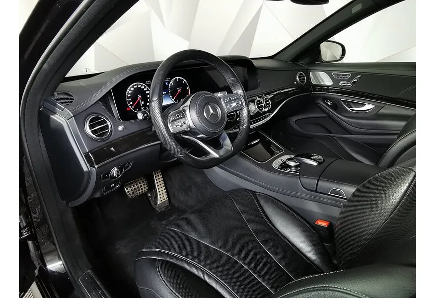 Mercedes-Benz S-Класс S 350 d 9G-Tronic 4Matic длинная база (249 л.с.) Черный в АВИЛОН. Слайд №19
