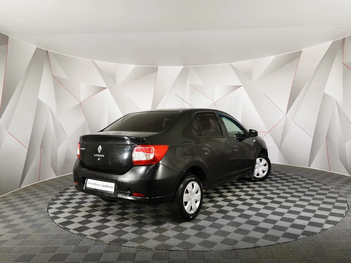 Renault Logan 1.6 MT (82 л.с.) Черный в АВИЛОН. Слайд №2