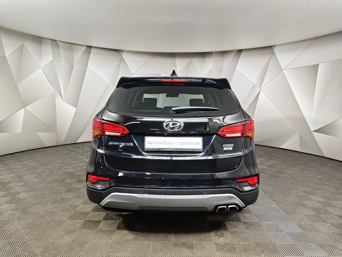 Hyundai Santa Fe 2.2 CRDI AT AWD (200 л.с.) Comfort Черный в АВИЛОН. Слайд №8