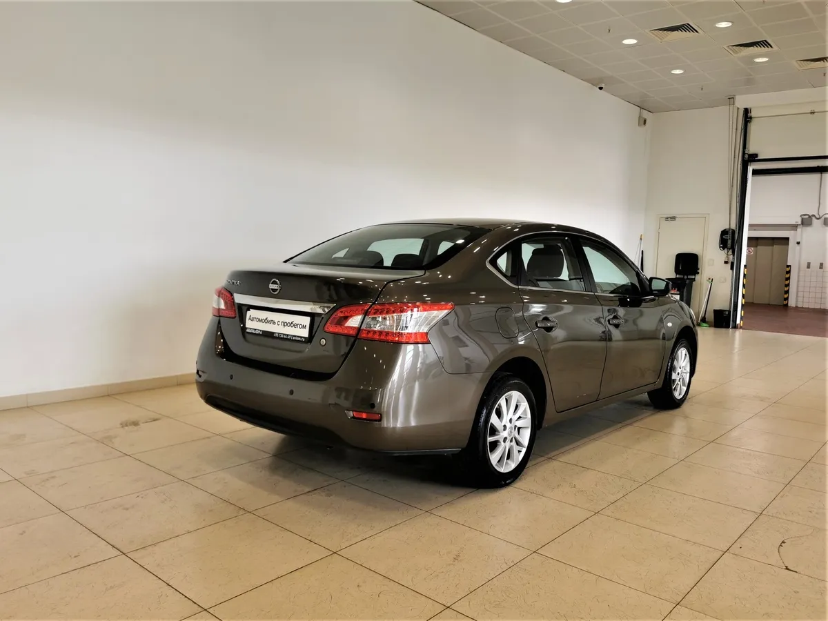 Nissan Sentra 1.6 CVT (117 л.с.) Коричневый в АВИЛОН. Слайд №2