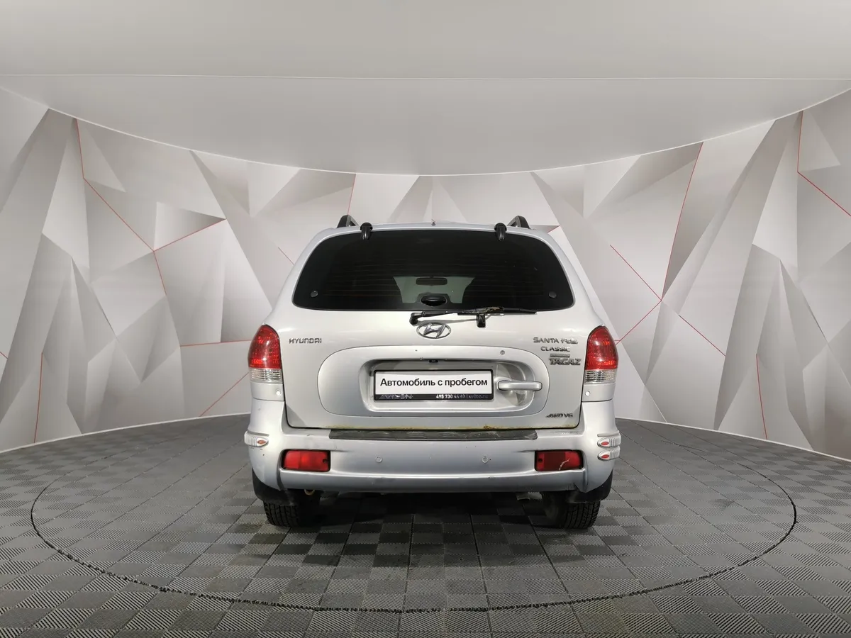 Hyundai Santa Fe 2.7 AT (173 л.с.) Серебристый в АВИЛОН. Слайд №8