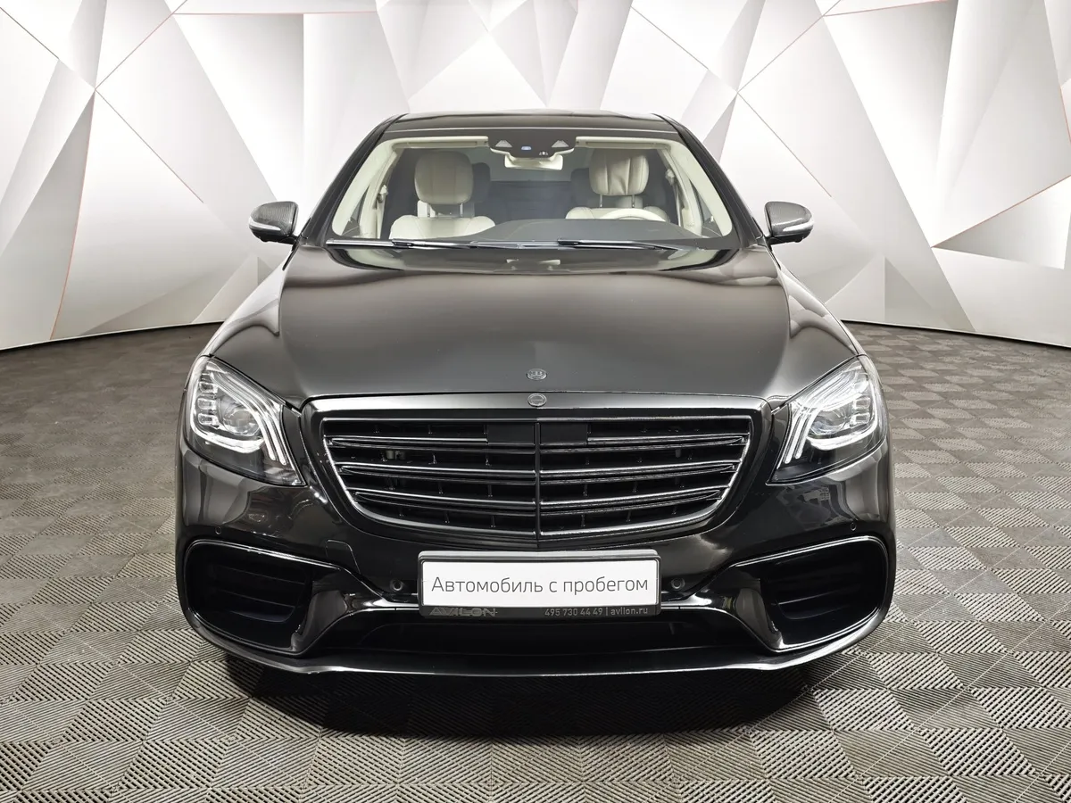 Mercedes-Benz S-Класс S 63 AMG 9G-Tronic 4Matic+ длинная база (612 л.с.) Черный в АВИЛОН. Слайд №7