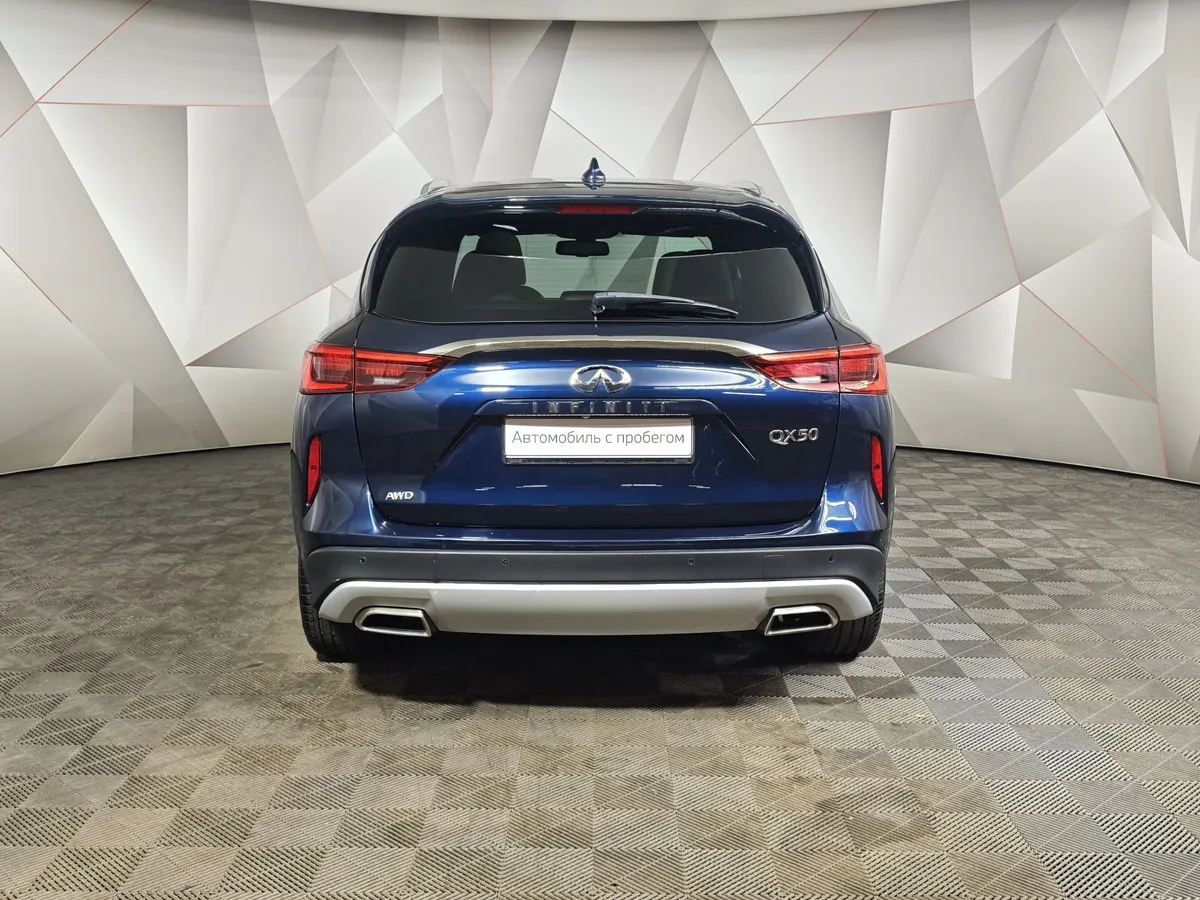 Infiniti QX50 2.0 VC-T CVT AWD (249 л.с.) Синий в АВИЛОН. Слайд №8