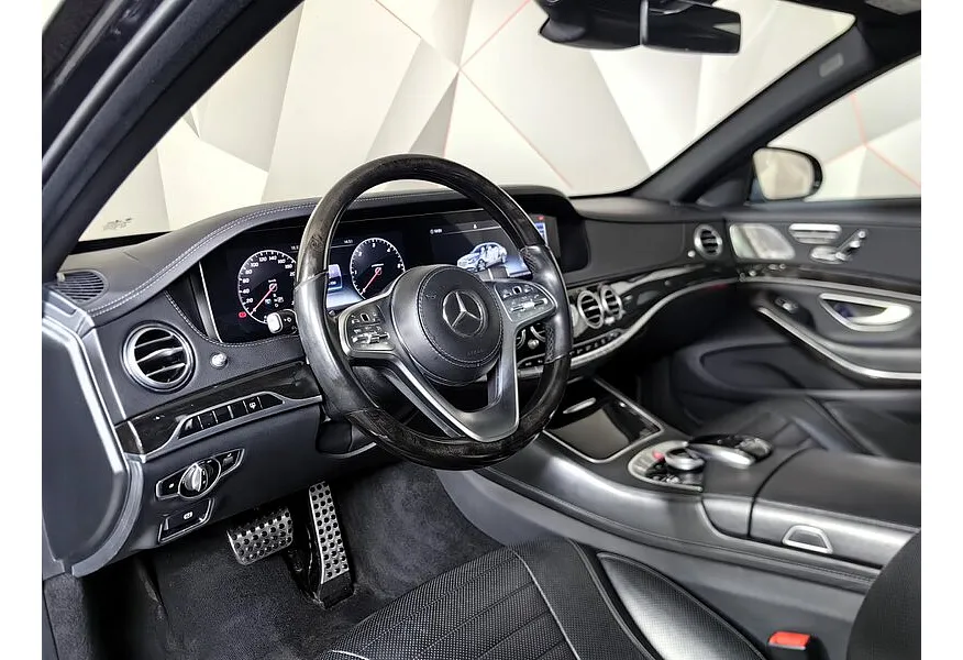 Mercedes-Benz S-Класс S 350 d 9G-Tronic 4Matic длинная база (249 л.с.) Черный в АВИЛОН. Слайд №19