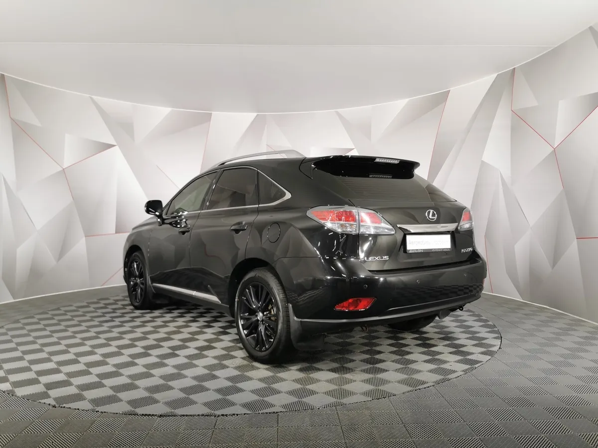 Lexus RX 270 AT (188 л.с.) Черный в АВИЛОН. Слайд №4