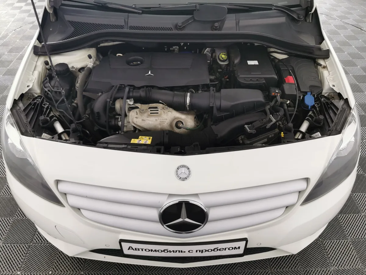 Mercedes-Benz B-Класс B 200 BlueEfficiency 7G-DCT (156 л.с.) Белый в АВИЛОН. Слайд №10