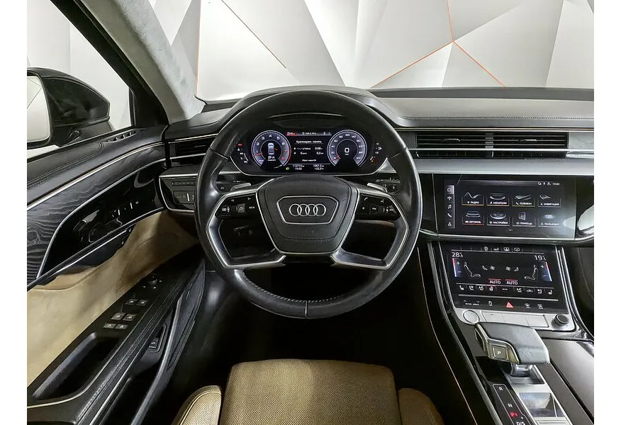 Audi A8 3.0 TFSI L tiptronic quattro (340 л.с.) Черный в АВИЛОН. Слайд №20