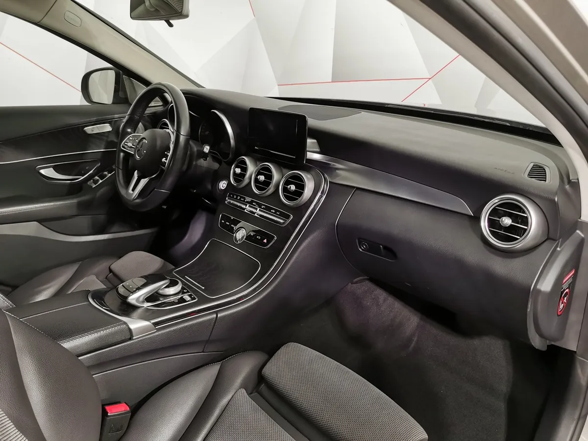 Mercedes-Benz C-Класс C 180 9G-TRONIC (150 л.с.) Avantgarde Серебристый в АВИЛОН. Слайд №12