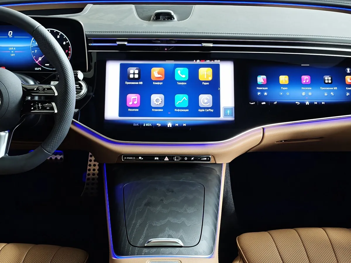 Mercedes-Benz E-Класс E 300 4MATIC (258 л.с.) Белый в АВИЛОН. Слайд №15