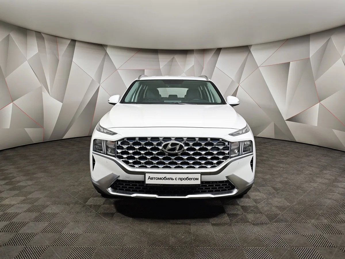 Hyundai Santa Fe 2.2 CRDi AWD 8AT (200 л.с.) Lifestyle Белый в АВИЛОН. Слайд №7