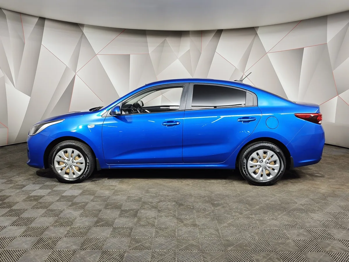 Kia Rio 1.4 AT (100 л.с.) Fleet Синий в АВИЛОН. Слайд №4