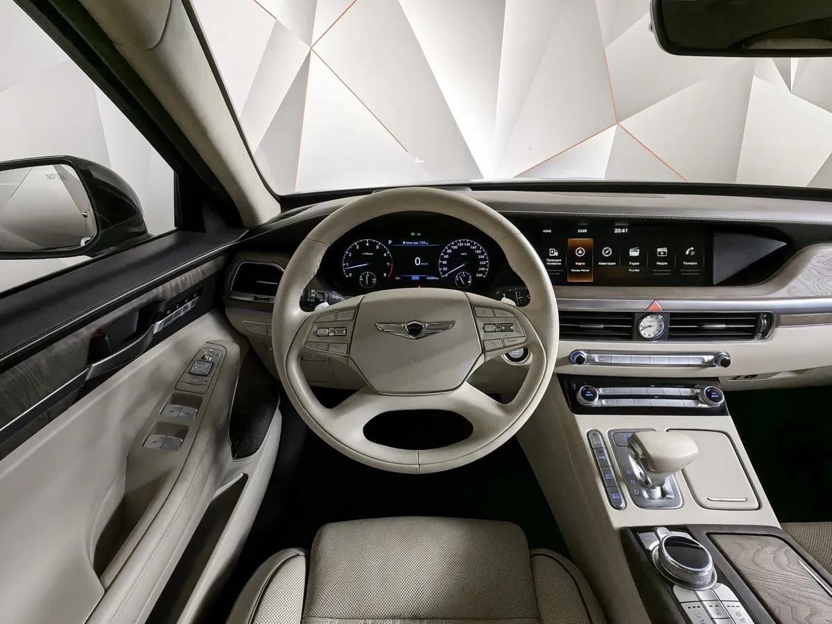 Genesis G90 3.8 GDI AT AWD (309 л.с.) Elite Черный в АВИЛОН. Слайд №20