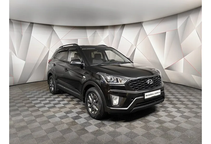 Hyundai Creta 2.0 AT (149 л.с.) Travel Черный в АВИЛОН. Слайд №3