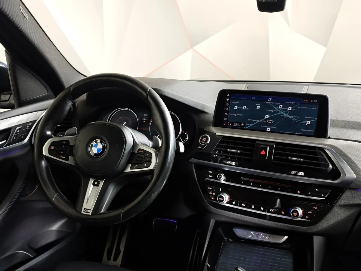 BMW X3 xDrive30i AT (249 л.с.) Base Локальная сборка Синий в АВИЛОН. Слайд №15