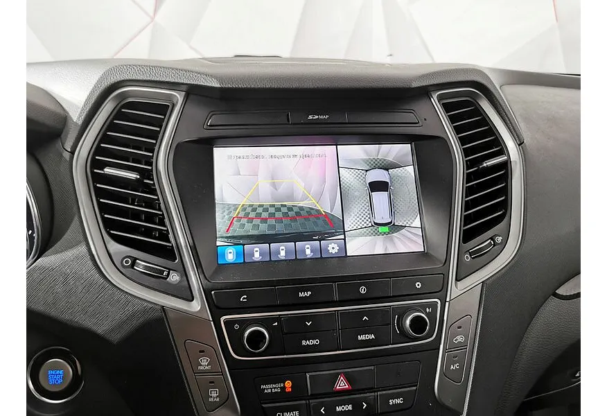 Hyundai Santa Fe 2.2 CRDi AWD 8AT (200 л.с.) High-Tech Exclusive Черный в АВИЛОН. Слайд №24