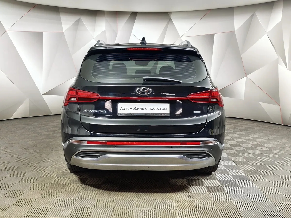 Hyundai Santa Fe 2.5 AWD 6AT (180 л.с.) High-Tech Черный в АВИЛОН. Слайд №8