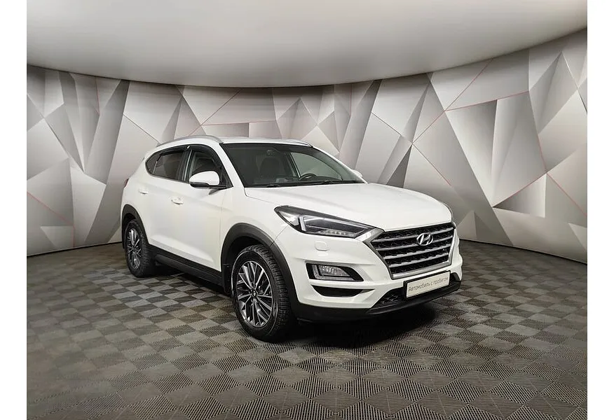 Hyundai Tucson 2.0 (185 л.с.) Diesel-8AT - 4WD Dynamic Белый в АВИЛОН. Слайд №3