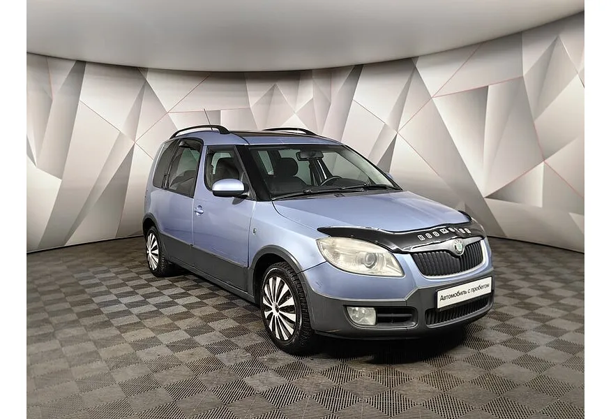 Skoda Roomster 1.6 AT (105 л.с.) Голубой в АВИЛОН. Слайд №3