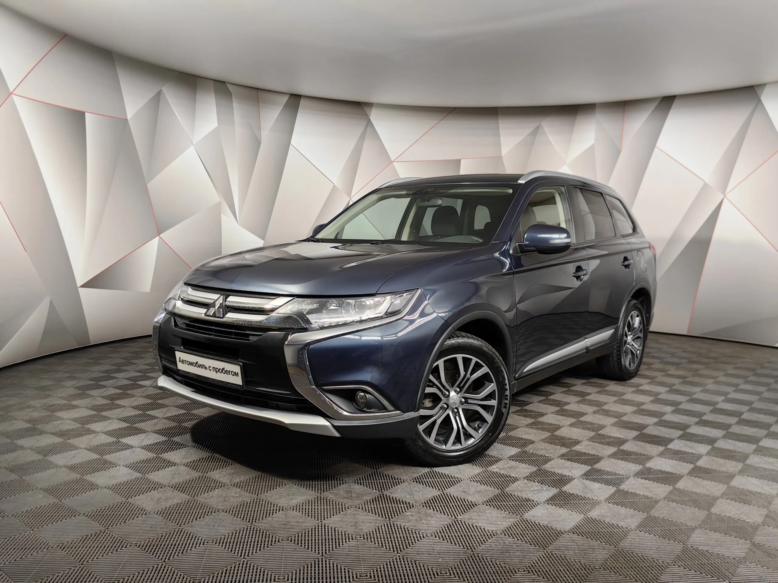 Mitsubishi Outlander 2.0 CVT 4WD (146 л.с.) Синий в Москве № ТИ-UY40636.  Купить Mitsubishi Outlander III Вариатор Бензиновый с пробегом 88553 км.  Цена 2415000