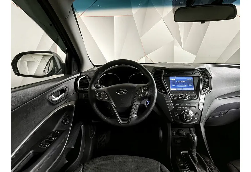 Hyundai Santa Fe 3.0 AT 4WD (249 л.с.) High-Tech Черный в АВИЛОН. Слайд №20