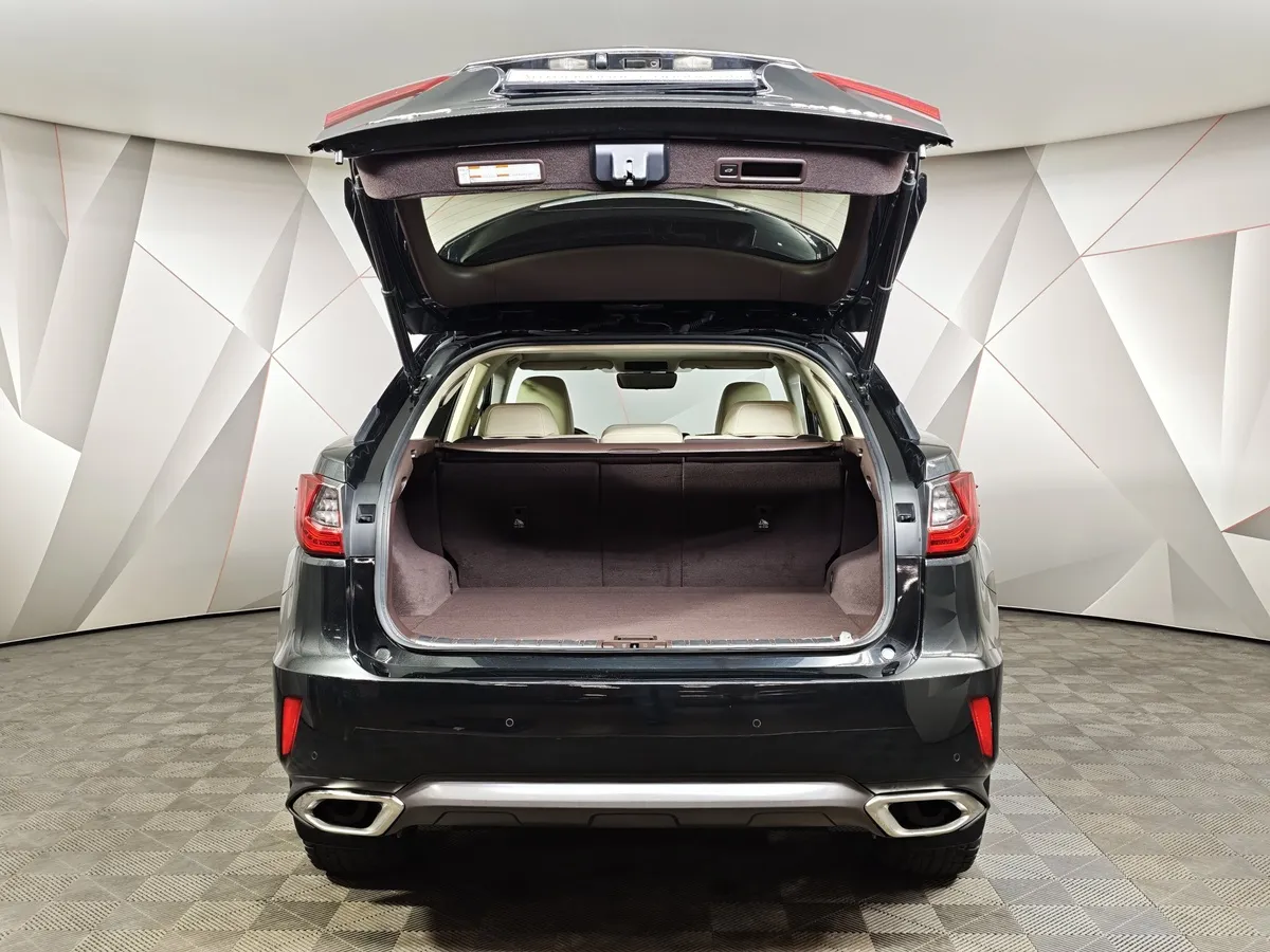 Lexus RX 200t AT AWD (238 л.с.) Luxury Черный в АВИЛОН. Слайд №12