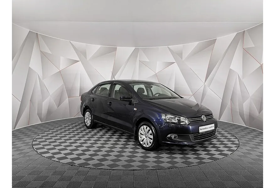 Volkswagen Polo 1.6 Tiptronic (105 л.с.) Comfortline Синий в АВИЛОН. Слайд №3