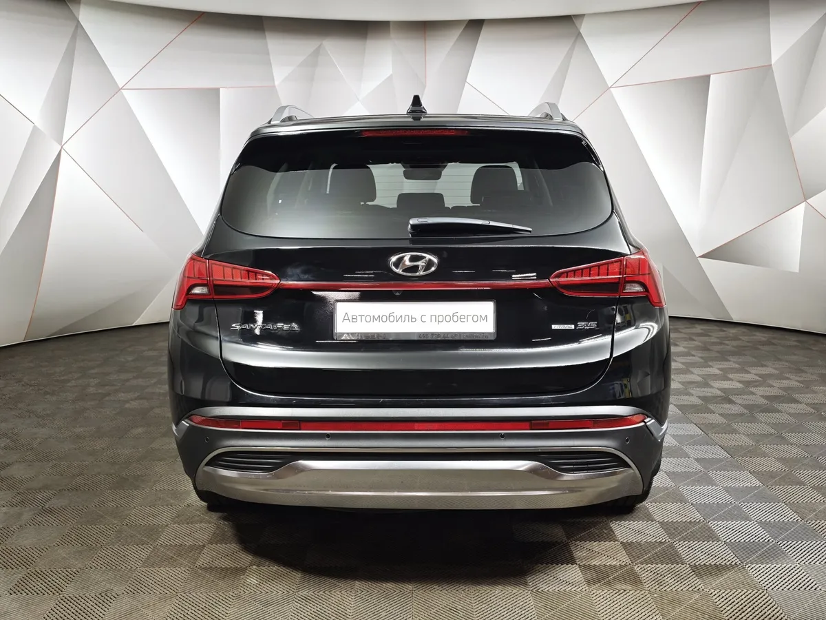 Hyundai Santa Fe 3.5 AWD 8AT (249 л.с.) High-Tech Черный в АВИЛОН. Слайд №8