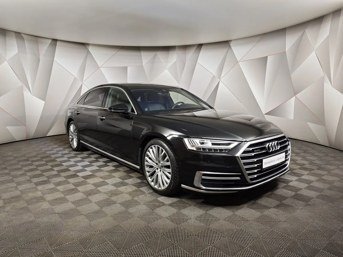 Audi A8 3.0 TFSI L tiptronic quattro (340 л.с.) Черный в АВИЛОН. Слайд №3